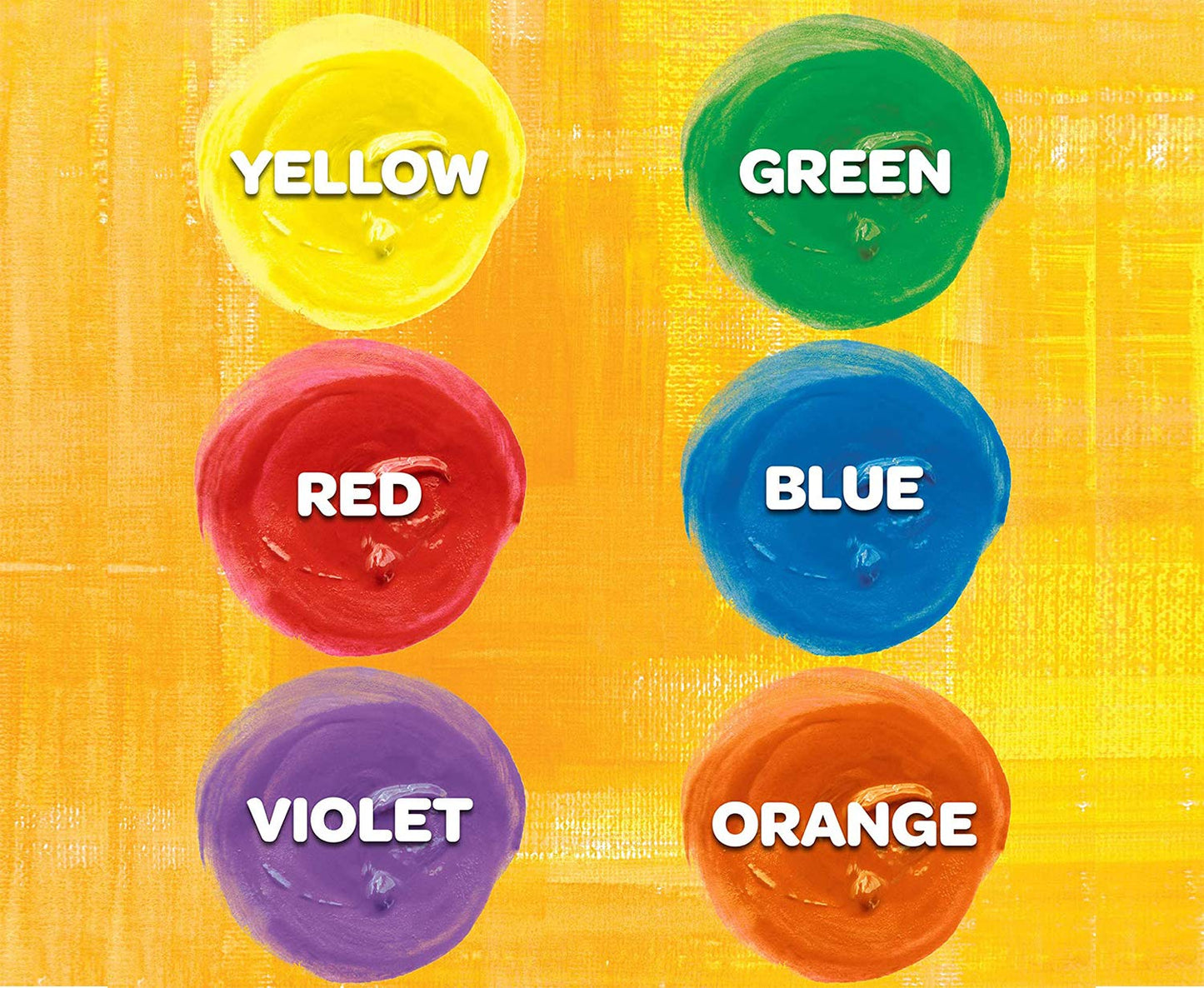 Crayola Washable Kids Paint, 6 Count – Safe, Washable Art Supplies for Home & Classroom