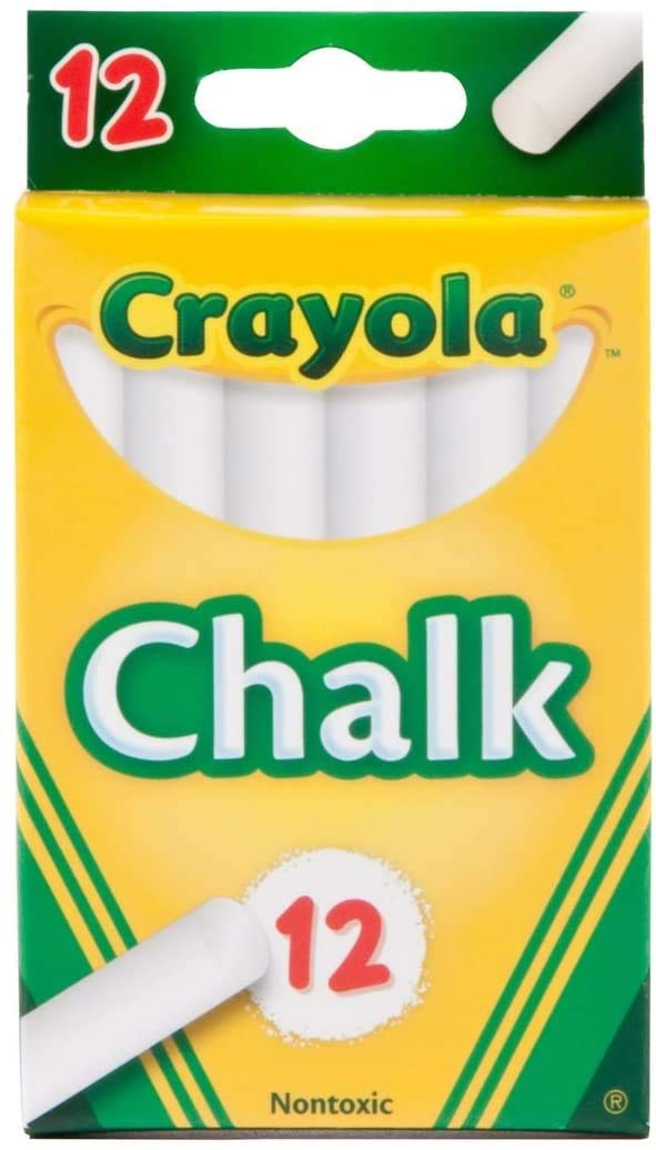 Crayola White Chalk 12 Ea (Pack Of 3) – Smooth Glide for Chalkboards