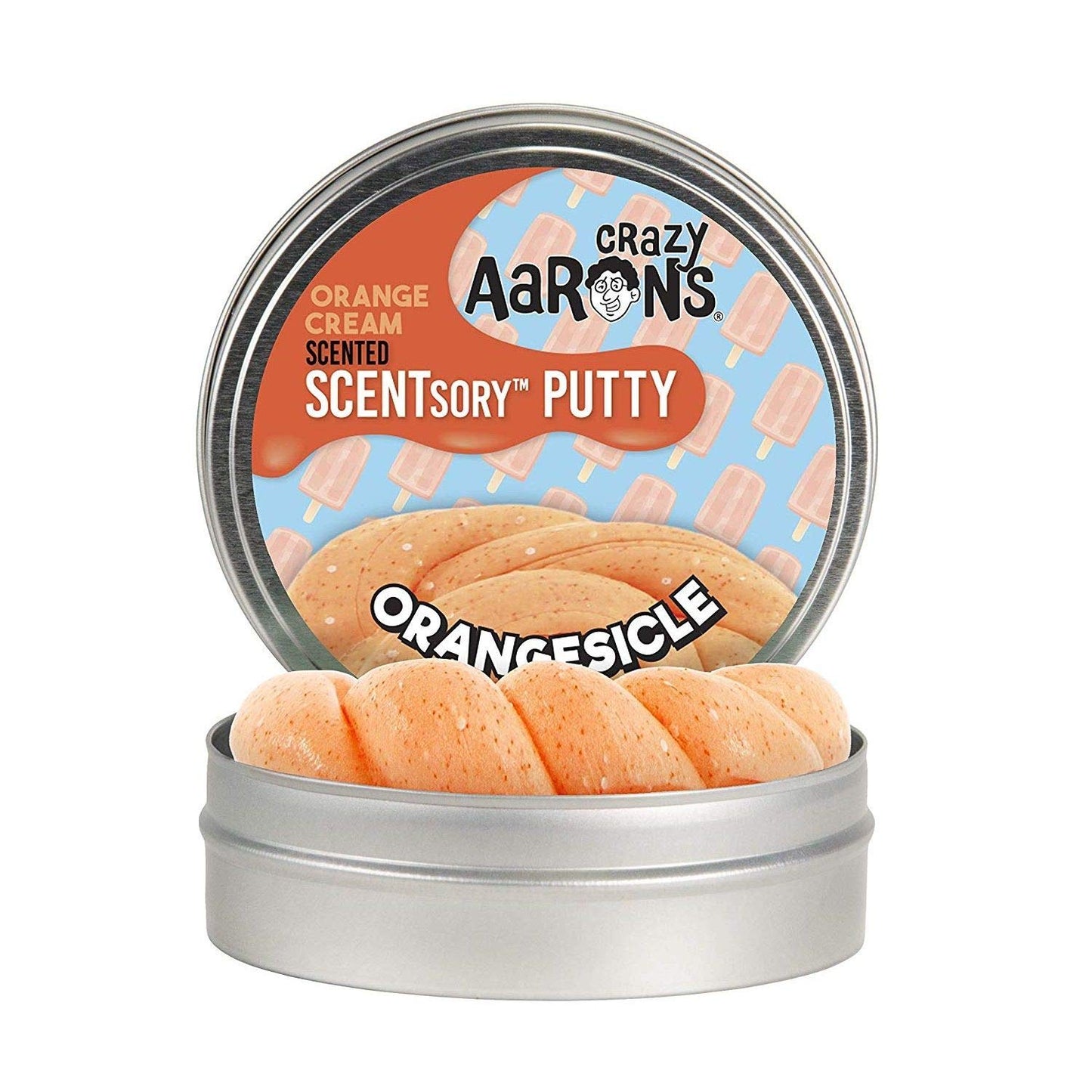 Crazy Aaron's Thinking Putty Orangesicle – Sensory Putty for Focus & Fun