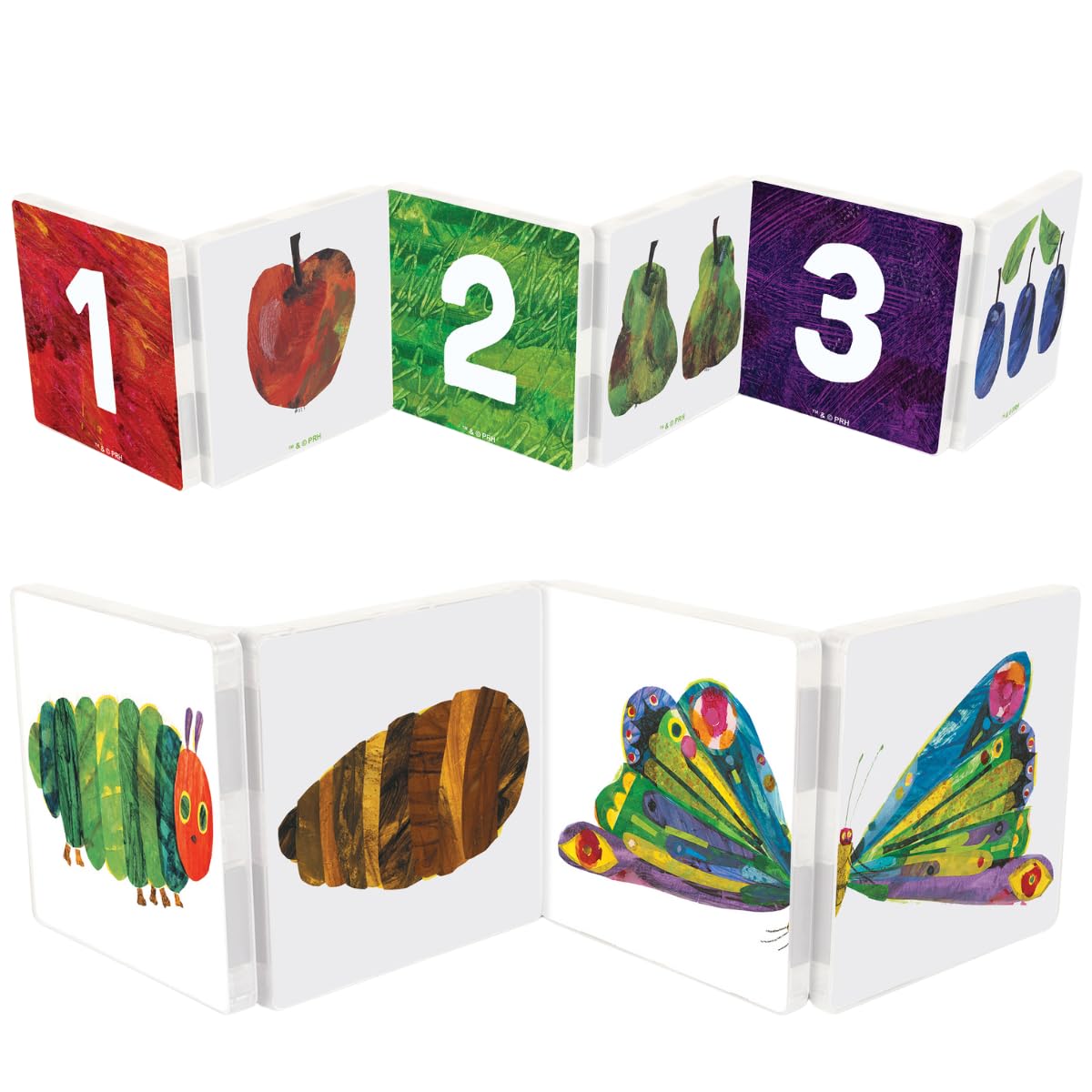 CreateOn Eric Carle Magnetic Tiles – The Very Hungry Caterpillar & The Very Busy Spider (24 pcs)