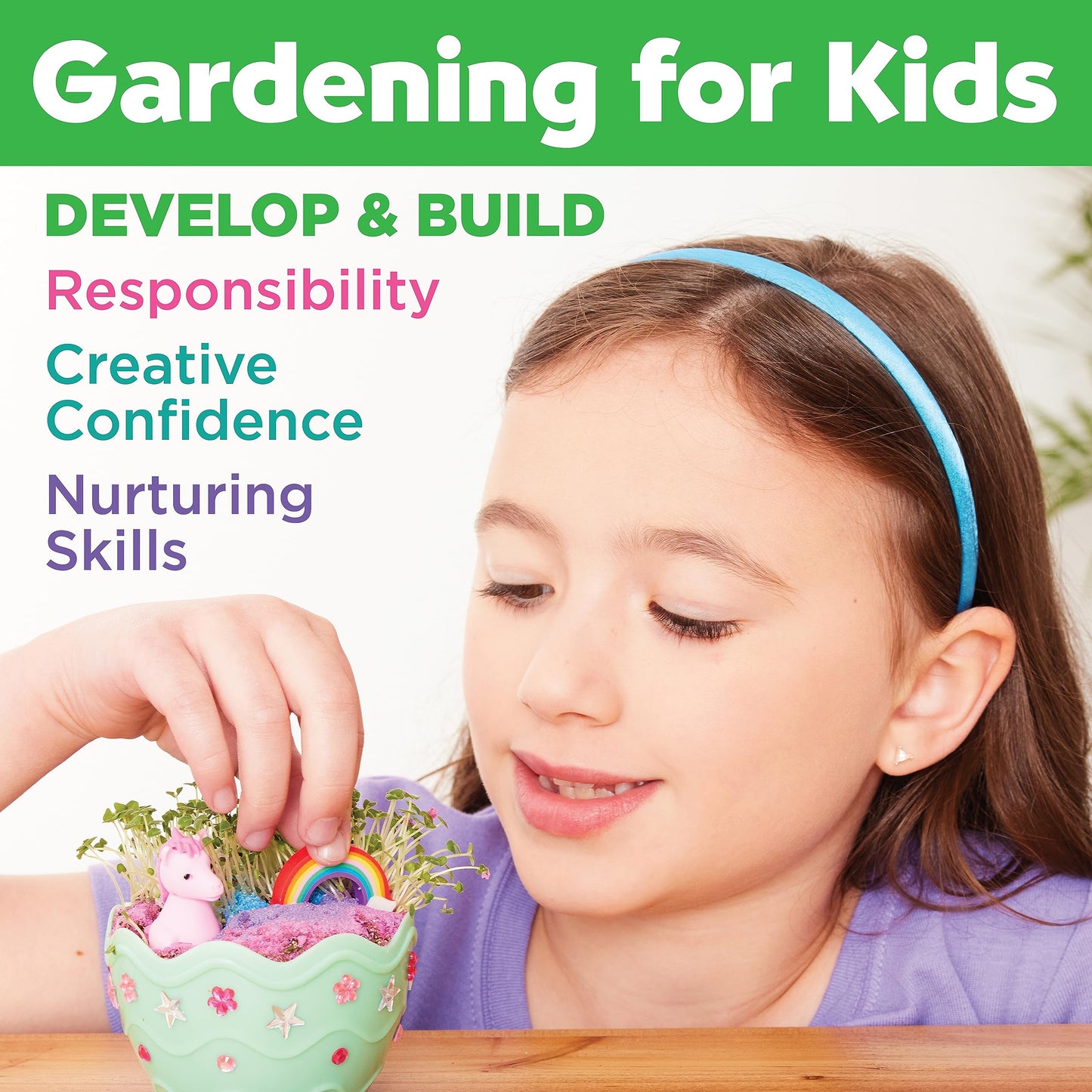Creativity for Kids Mini Garden: Magical Unicorn Terrarium Kit (Ages 6+)
