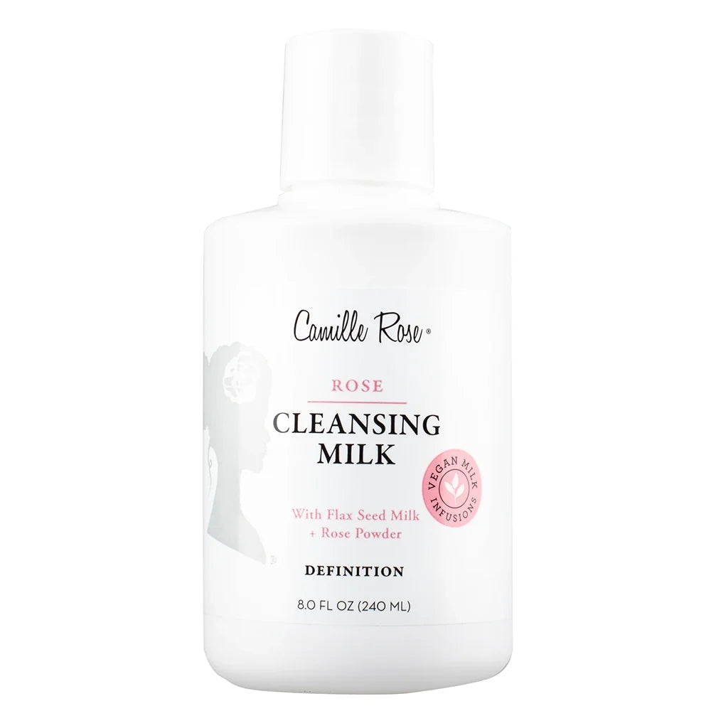Camille Rose Cleansing Milk Rose: Gentle Hydration for Dry & Damaged Hair 8 oz