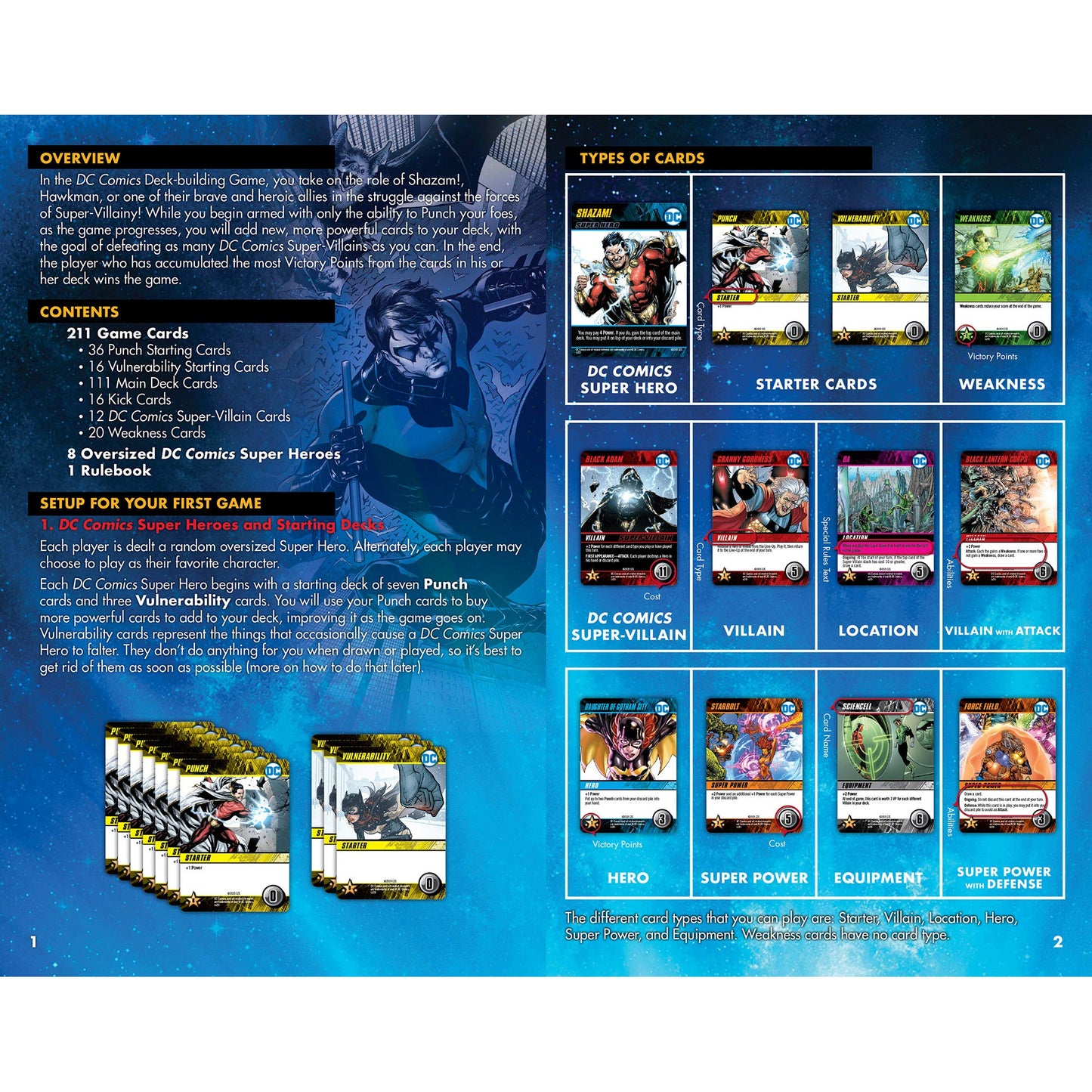 DC Deck-Building Game: Heroes Unite – Play as Hawkman, Nightwing & Batgirl | Cryptozoic