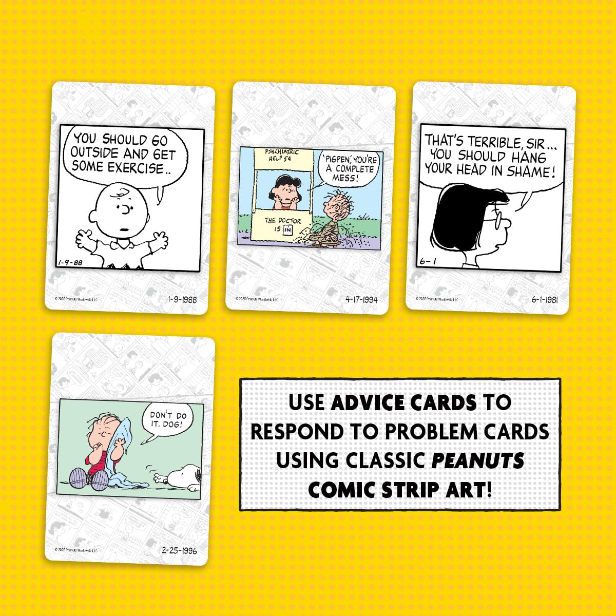 Cryptozoic Peanuts: The Doctor is In | Fun Party Card Game for 3-8 Players