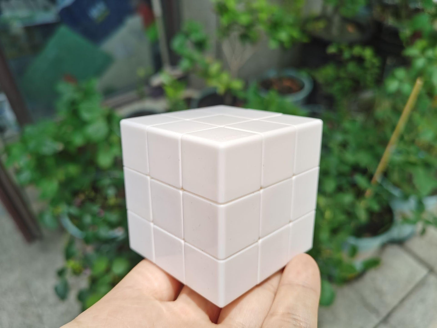Cuberspeed 3x3x3 Blank Speed Cube – DIY White Cube for Drawing, Fidgeting & Custom Puzzles