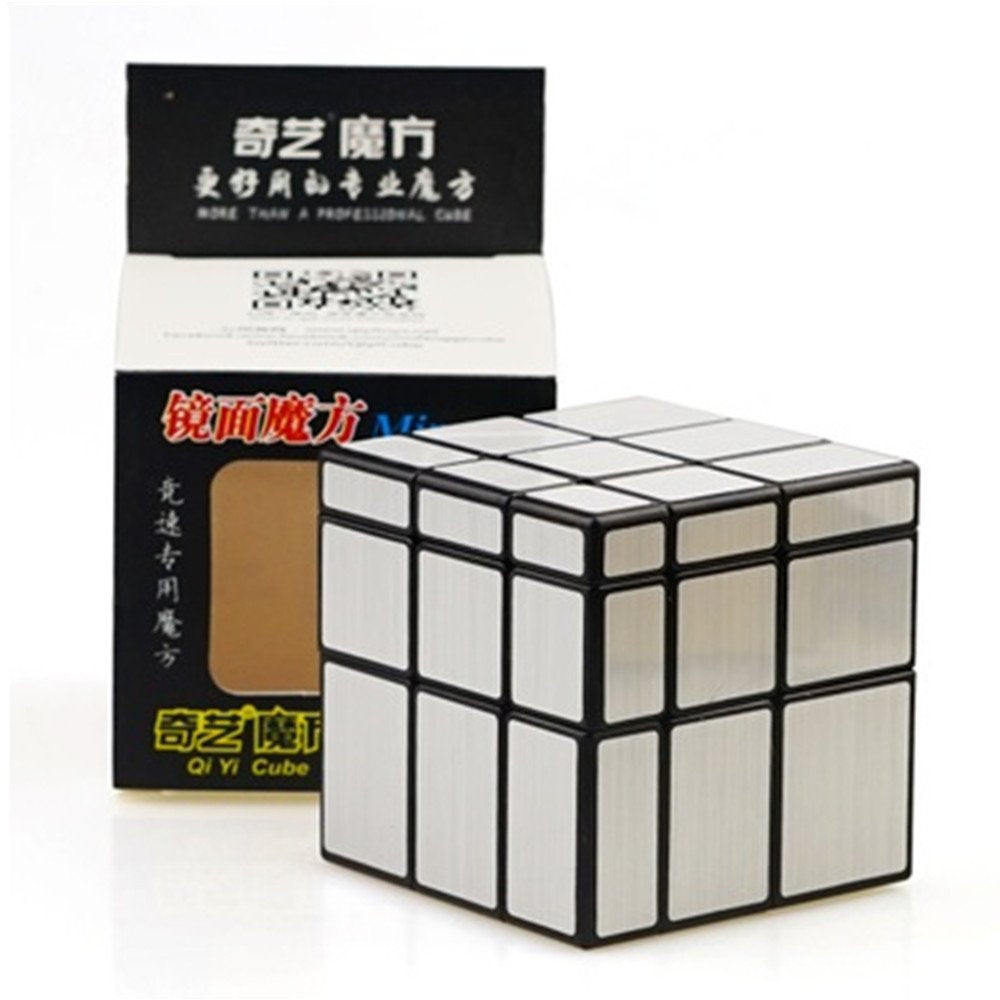 Cuberspeed Mirror Cube 3x3x3 Silver – Shape Mod Puzzle, Anti-Pop, Fast Turns