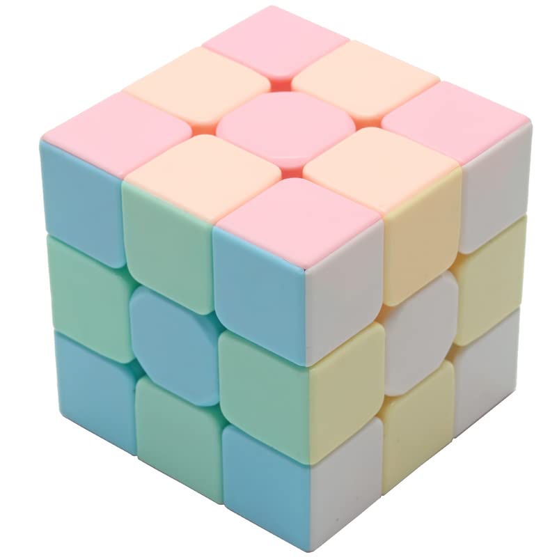 CuberSpeed Moyu MoFang JiaoShi Macaron Meilong 3x3 – Frosted Stickerless Speed Cube