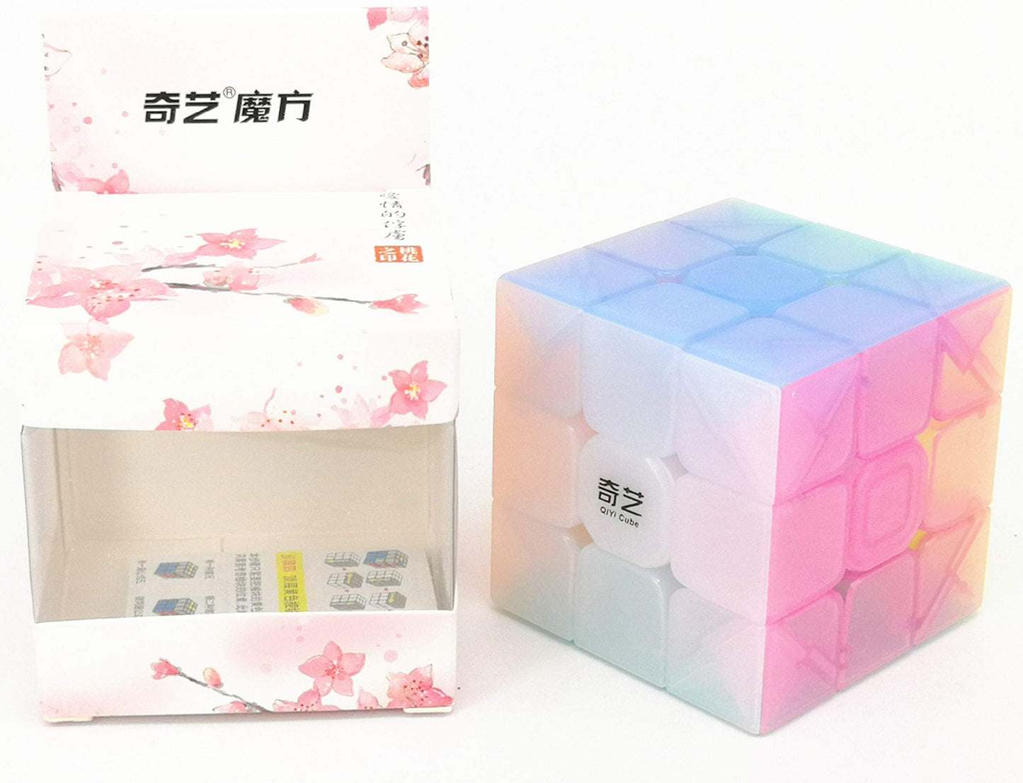 CuberSpeed QY Toys Warrior W 3x3 Jelly Speed Cube – Transparent Stickerless Puzzle