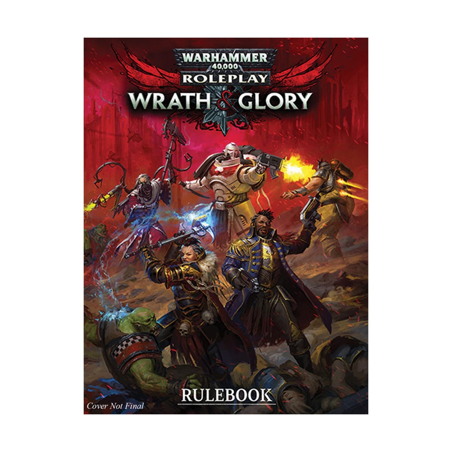 Warhammer 40,000 Wrath & Glory Core Rulebook | Cubicle 7 RPG for 2+ Players