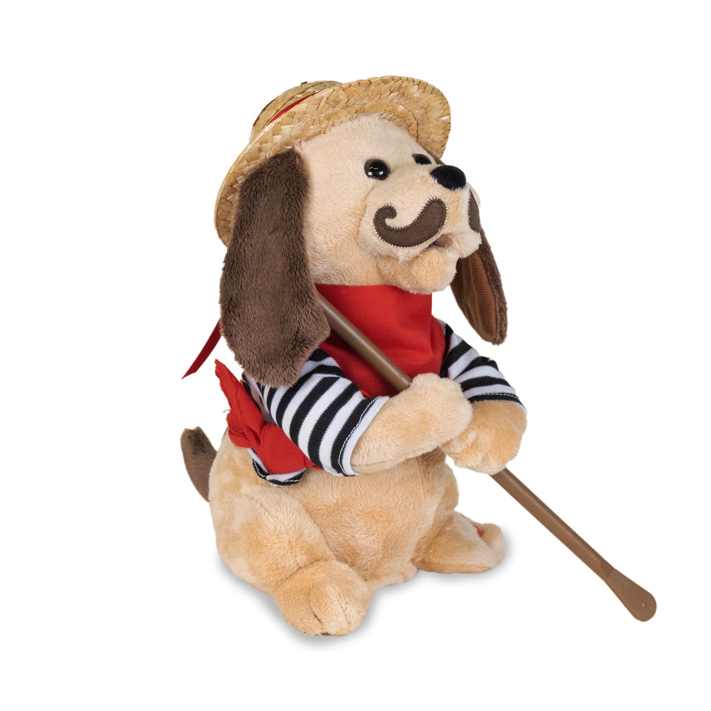 Cuddle Barn Gondolomio Valentines Toy Puppy — Animated Plush Sings O Sole Mio & It's Now or Never