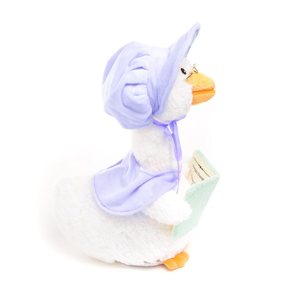 Cuddle Barn Mother Goose Read-Along (Periwinkle) – Animated Plush Recites 7 Nursery Rhymes