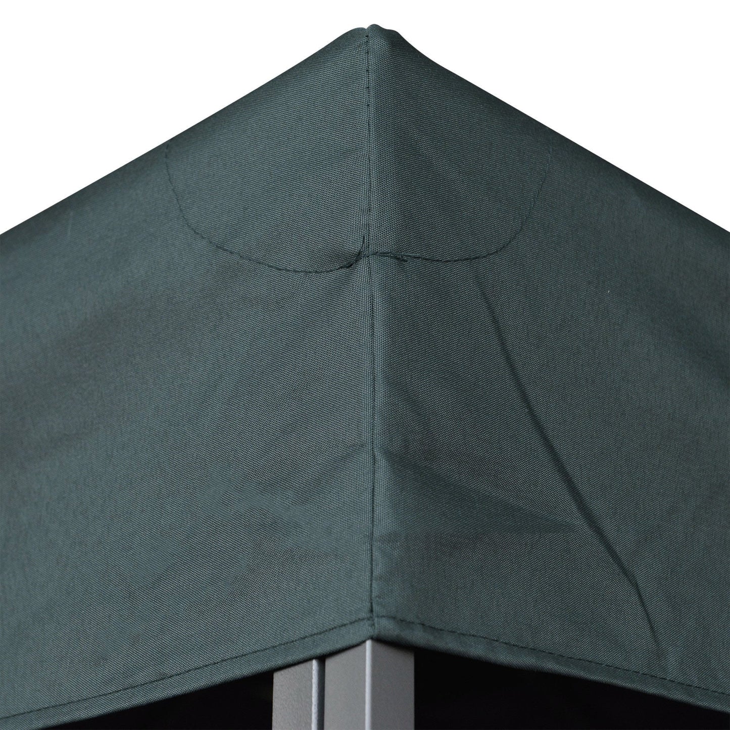 Outsunny 3(m) 2 Tier Gazebo Top Cover Replacement Canopy Roof Charcoal Grey