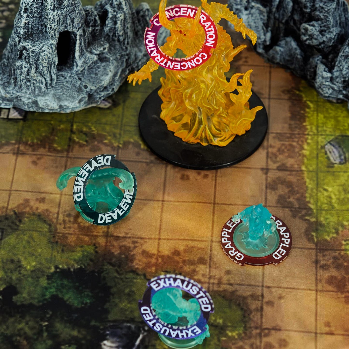 CZYY Upgraded Condition Rings – 96 Status Markers for D&D & RPGs