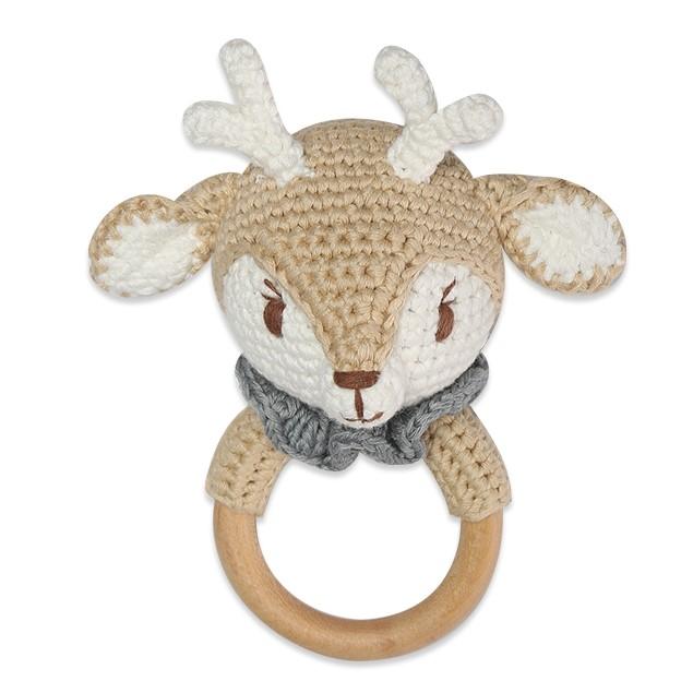 imajo banbe crochet ring rattle reindeer