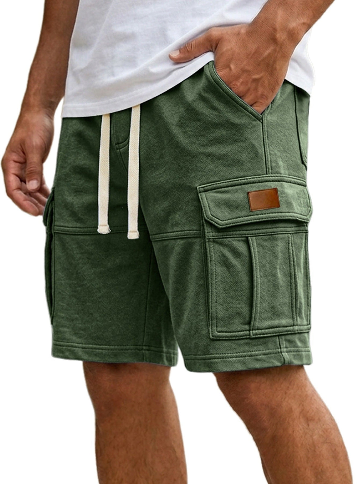 Men's Cargo Shorts With Pockets Fashion Summer Vacation Short Pants