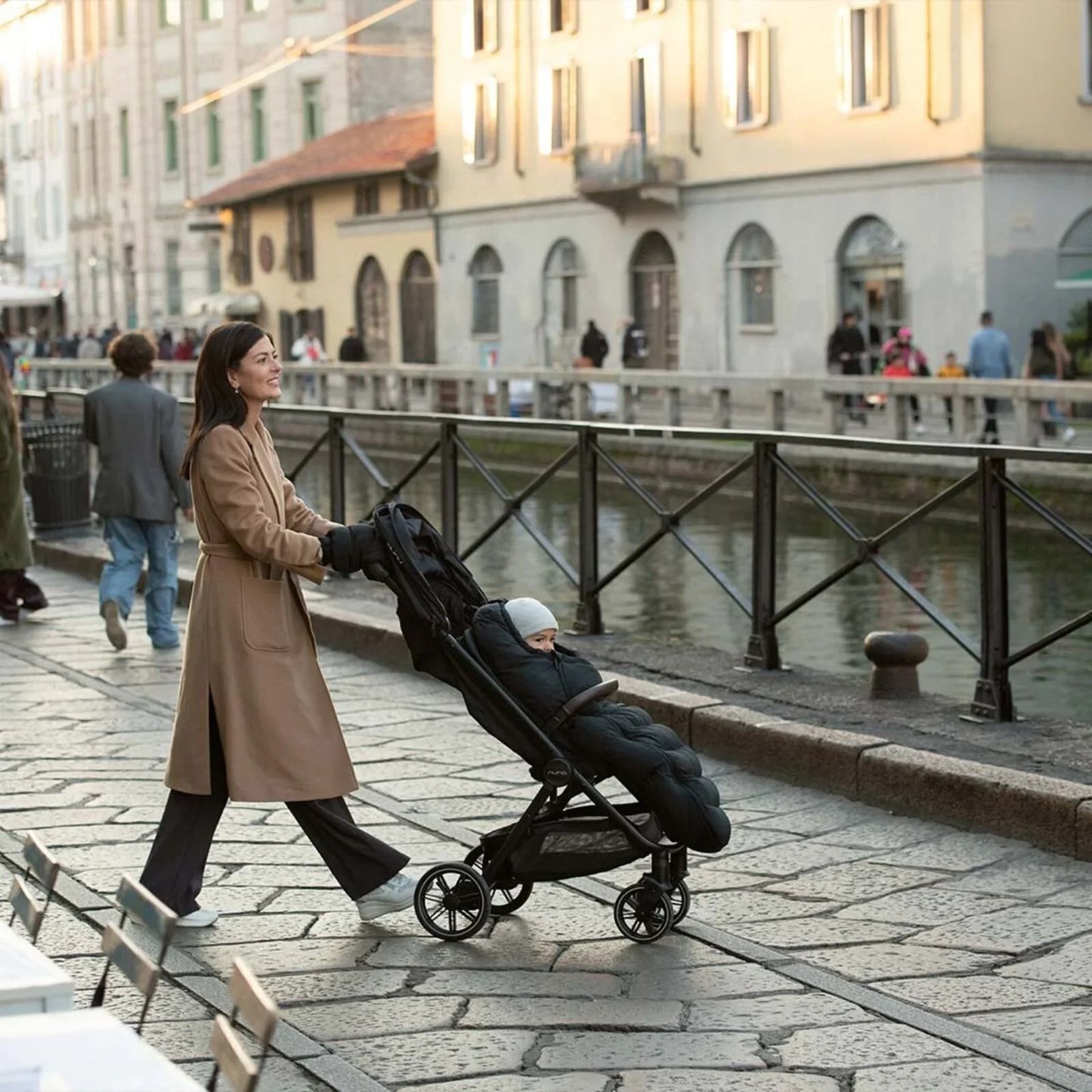 Nuna Winter Stroller Footmuff Set - Caviar
