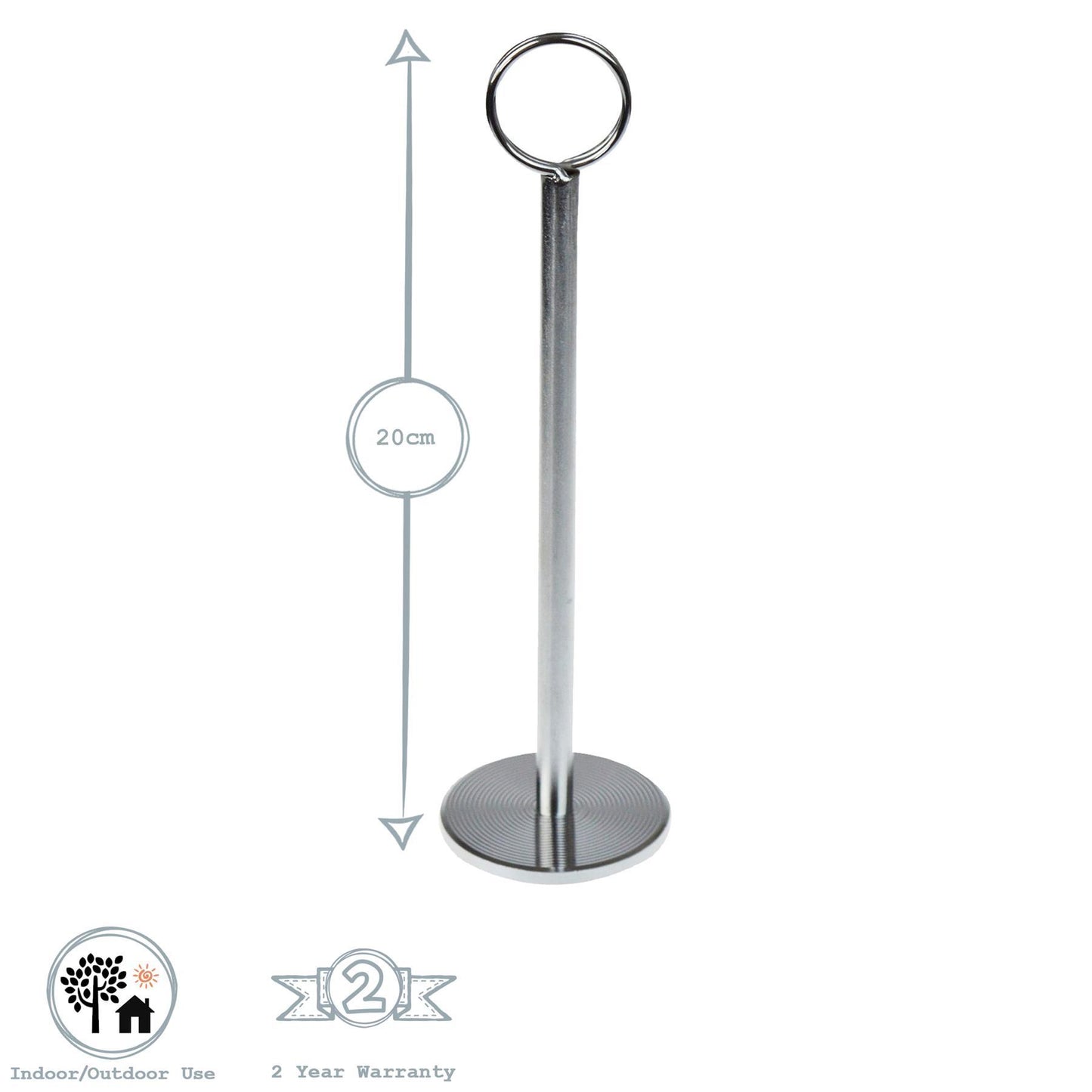 20cm Table Number Holders - Pack of 12