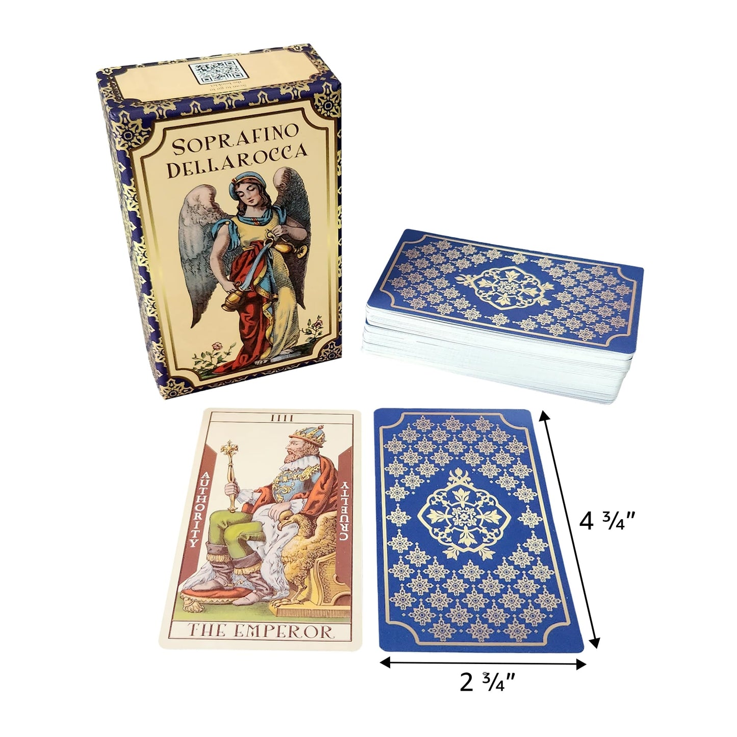 Da Brigh Soprafino Dellarocca Tarot Deck – Modern 78-Card Set