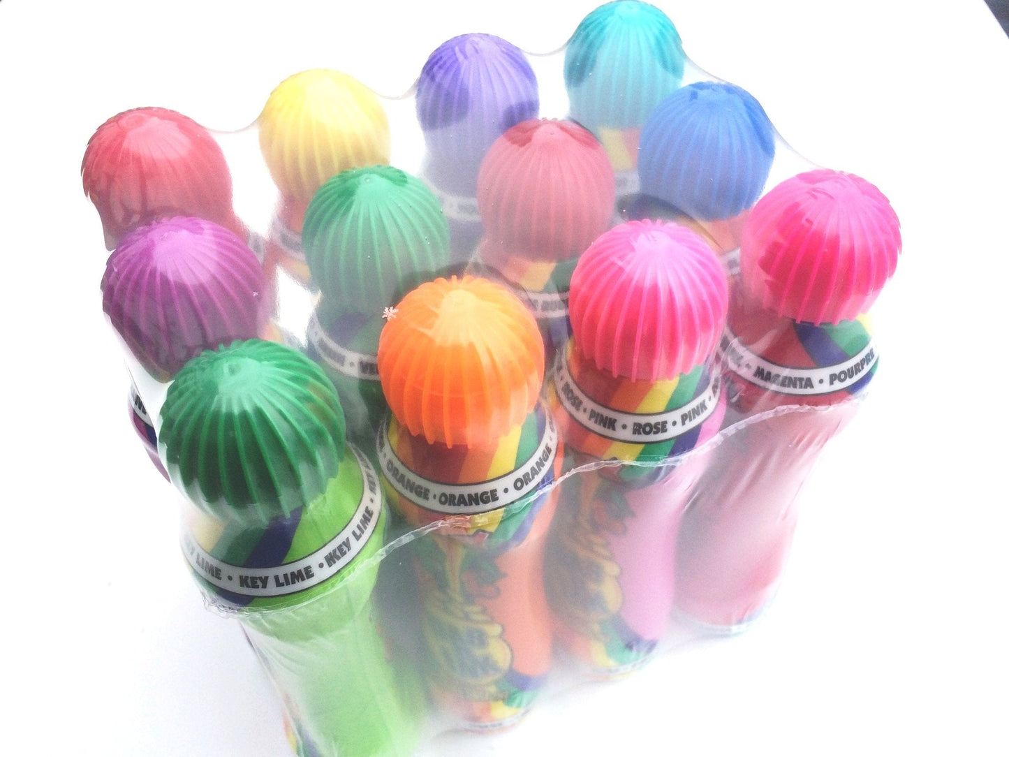 Dab-O-Ink 3oz Bingo Daubers – 12 Mixed Colors (USA Made)