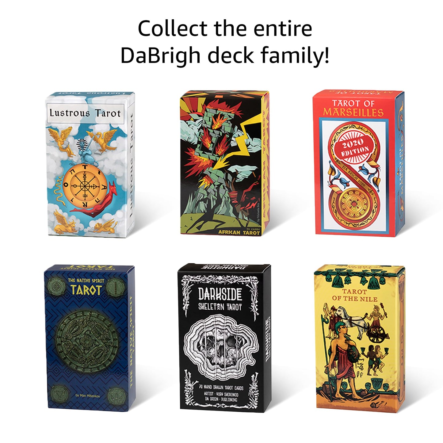 Da Brigh The Original Tarot Deck – 78 Cards, Linen Finish, 86-Page Guidebook