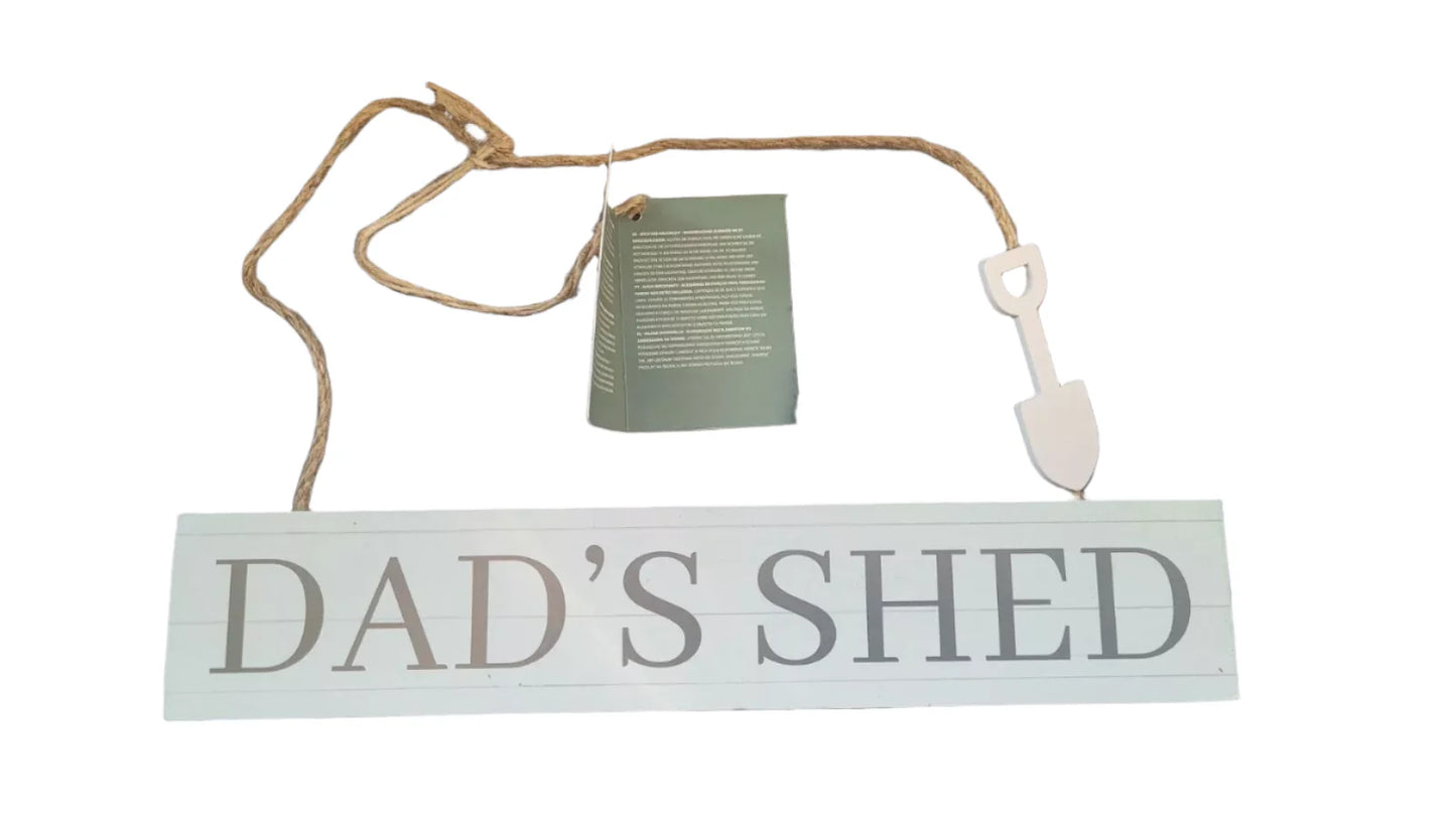 The Potting Shed Hanging Garden Signs 26cm Garden Shed Gift dads shed