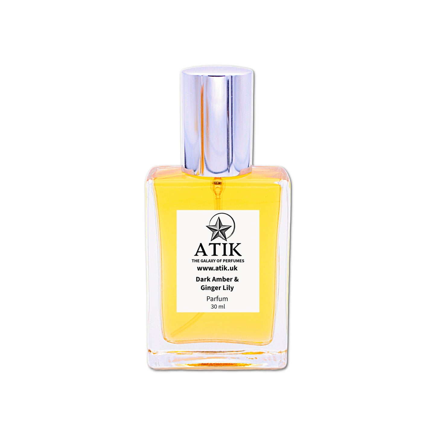 Dark Amber & Ginger Lily Perfume Spray – Warm & Spicy Scent