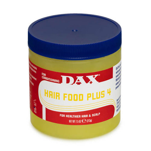 Dax Hair Food Plus 4: Nourishing & Strengthening Hair Treatment for Healthy Scalp & Growth (7.5 oz)