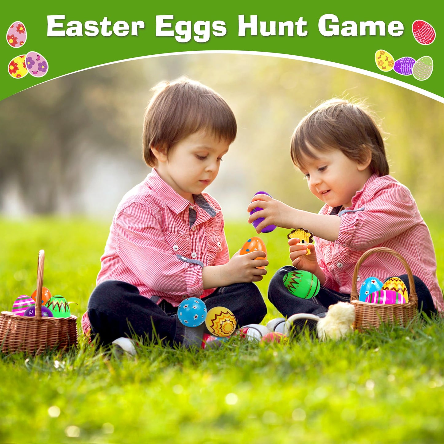 DBPBToU 12 Pack Easter Basket Stuffers – Mini Building Block Toys for Kids 6+ (Animals)
