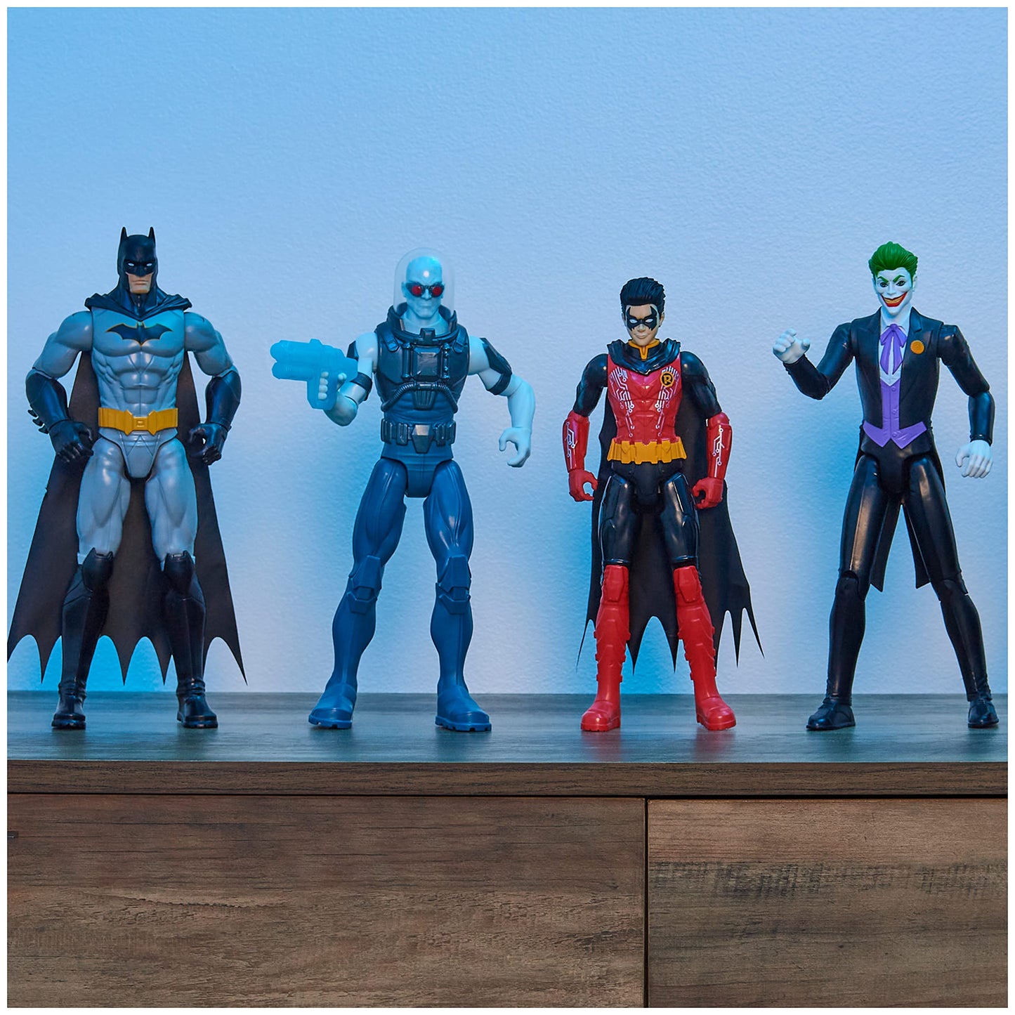 DC Comics Batman 12-Inch Attack Tech Batman Action Figure (Black Suit) – 11-Point Articulation
