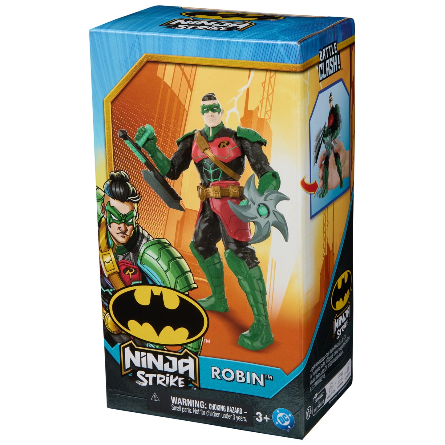 DC Comics Batman Ninja Strike Robin Battle Clash 6-Inch Action Figure with 2 Ninja Accessories