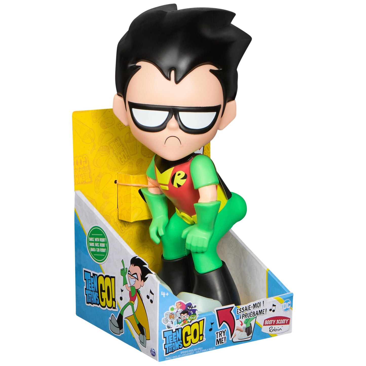 DC Comics Teen Titans Go! Booty Scooty Robin – Dancing Figure with Music (Ages 4+)