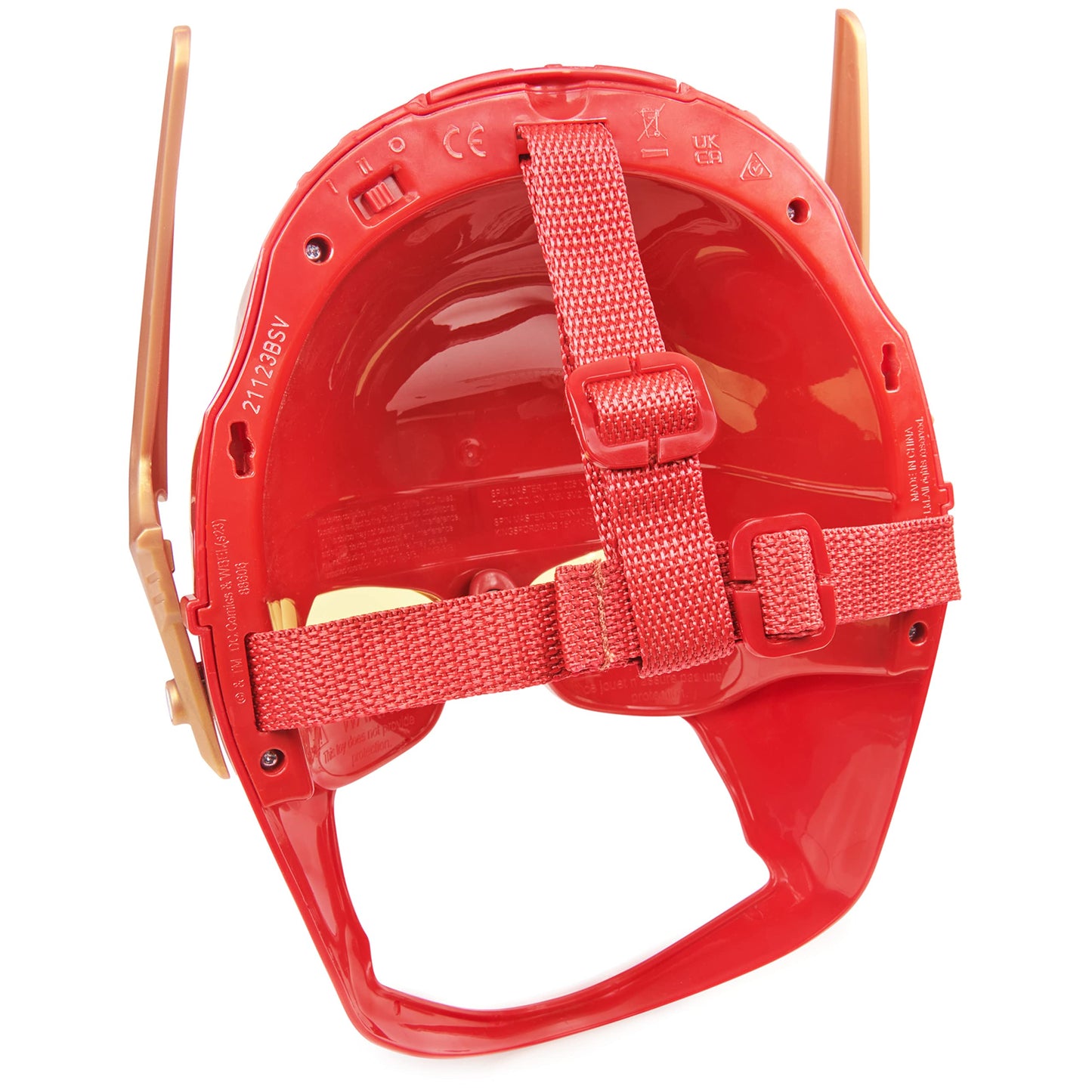 DC Comics The Flash Hero Set — Mask with Visor & Ring, 10+ Sounds & Lights for Kids 4+