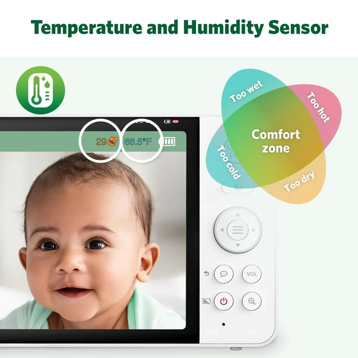 LeapFrog LF920HD 7" HD Video Baby Monitor