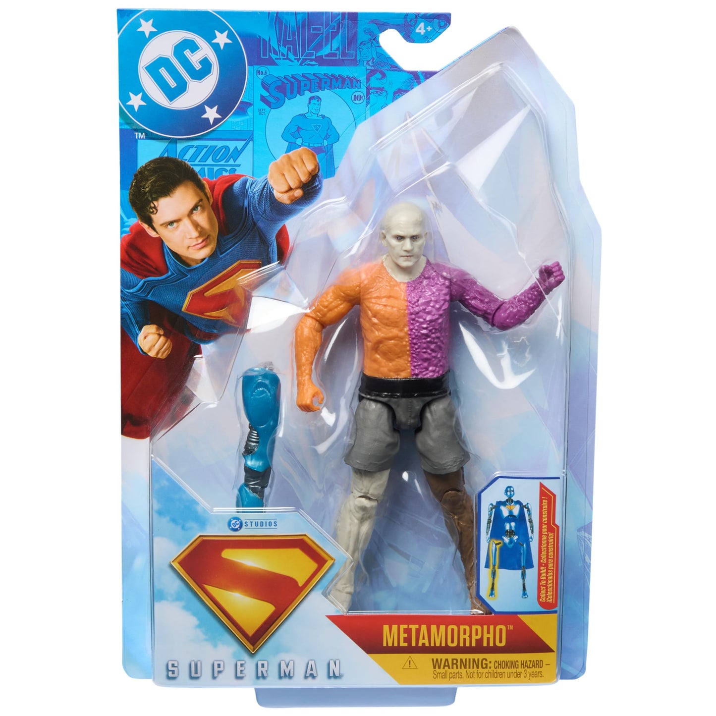 DC Comics Superman 6-Inch Metamorpho Action Figure – Authentic Movie Styling, 9-Point Articulation