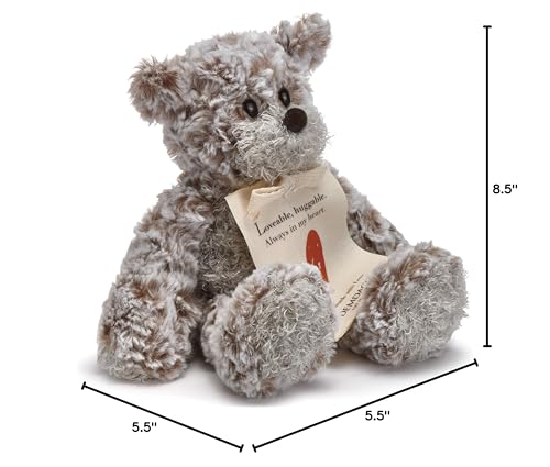 DEMDACO Loveable Huggable Mini Giving Bear Plush – Giftable Comfort for Kids