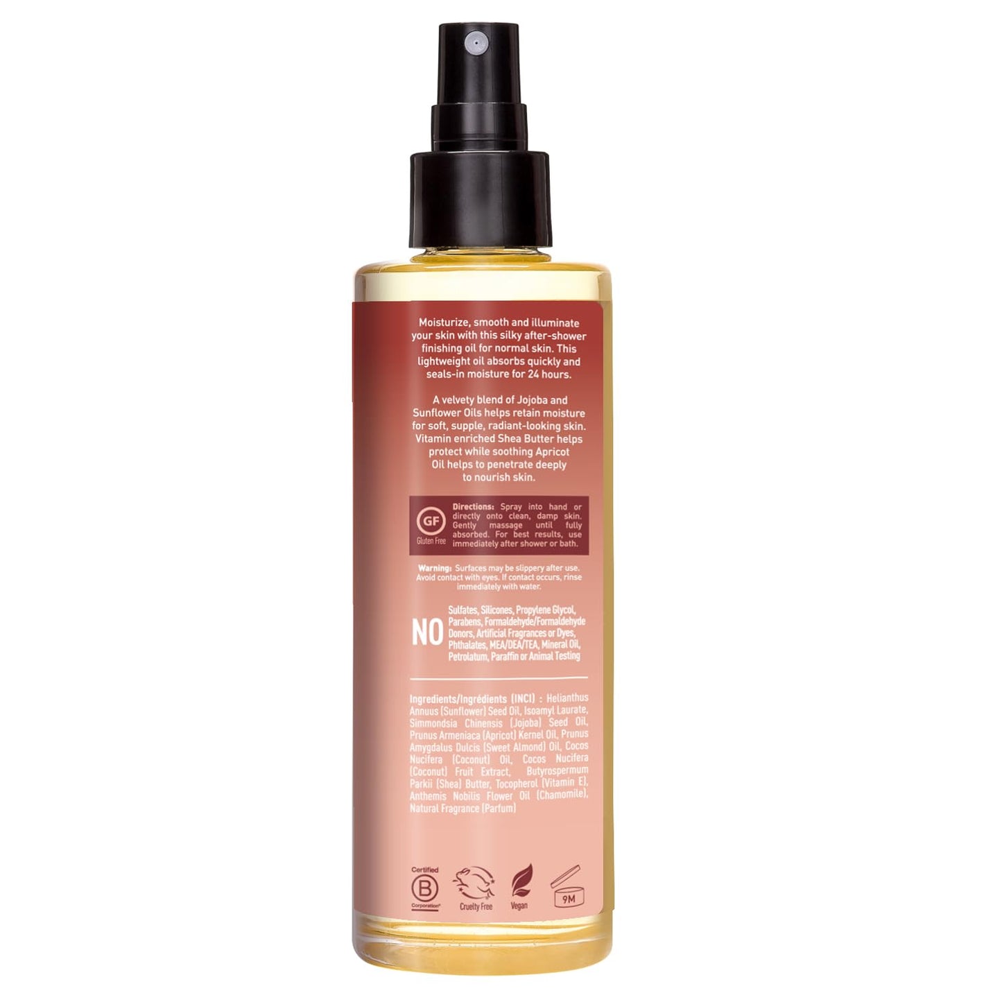 Desert Essence Jojoba & Sunflower Body Oil Spray – 8.28 fl oz (Pack of 2) – Vegan, Cruelty-Free