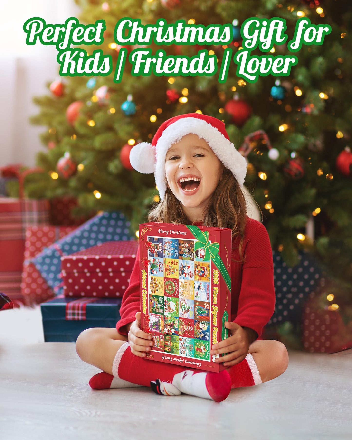 D-FantiX Puzzle Advent Calendar 2025 – 1008-Piece Christmas Countdown Jigsaw for Families