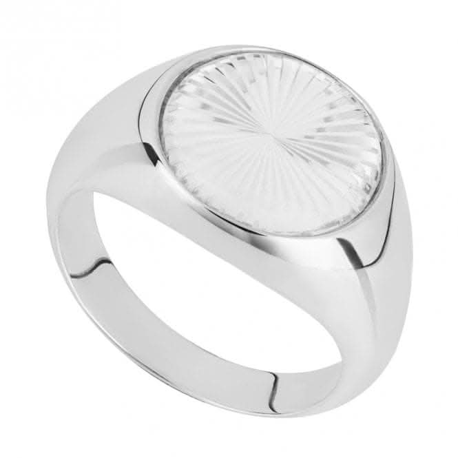 Diamond Cut Signet Ring R3832