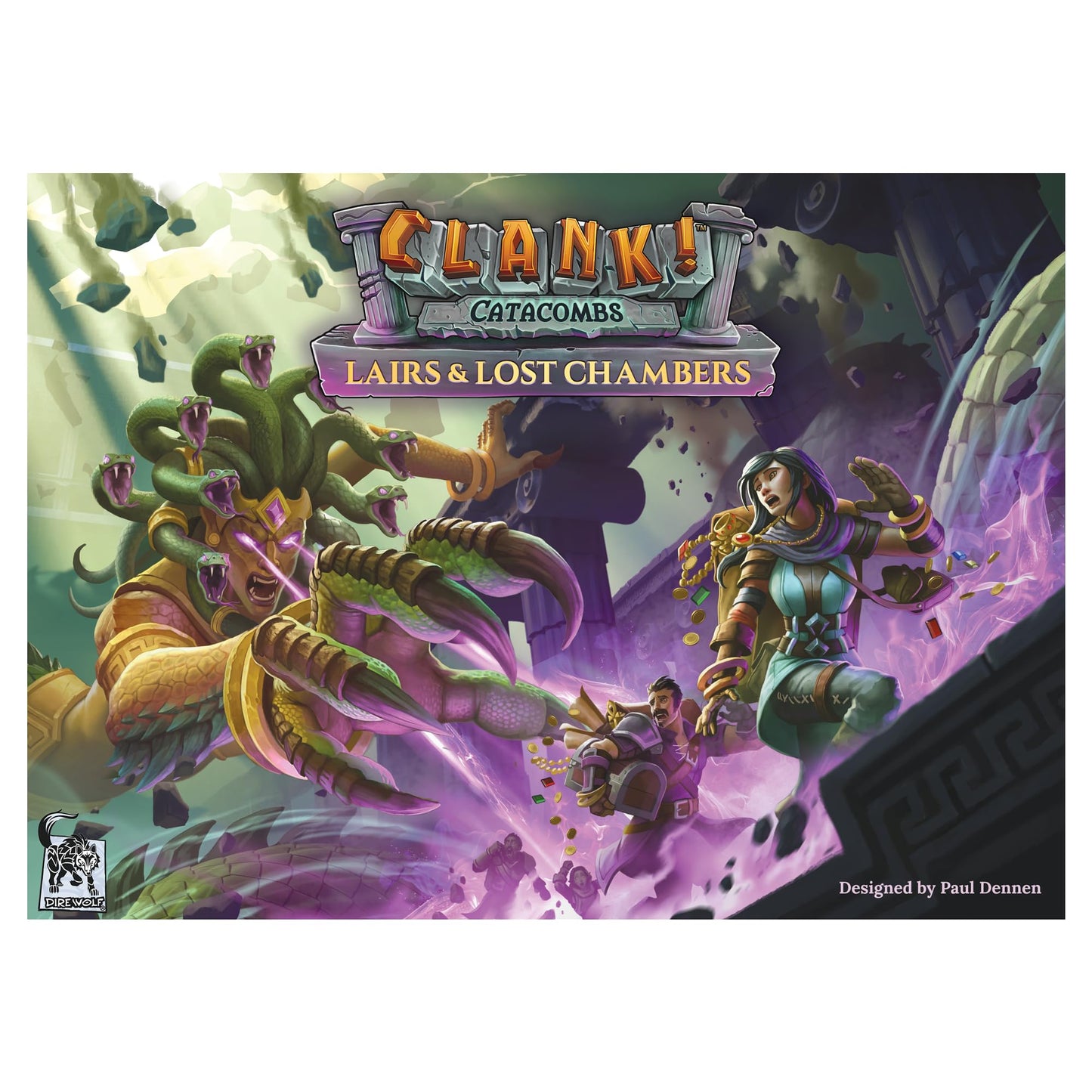 Dire Wolf Clank! Catacombs: Lairs & Lost Chambers Expansion | Explore New Powers