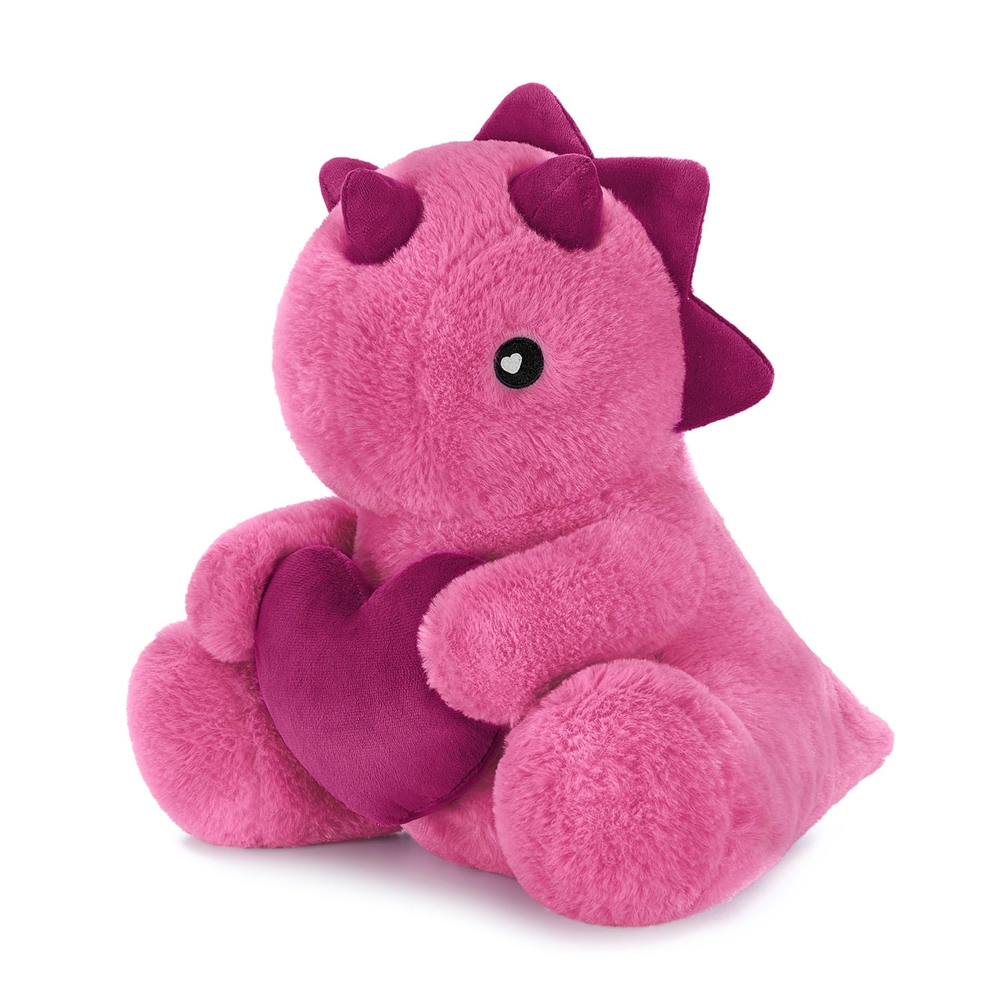 Ditucu Original Loving Triceratops Plush – 12-Inch Heart Dino Gift