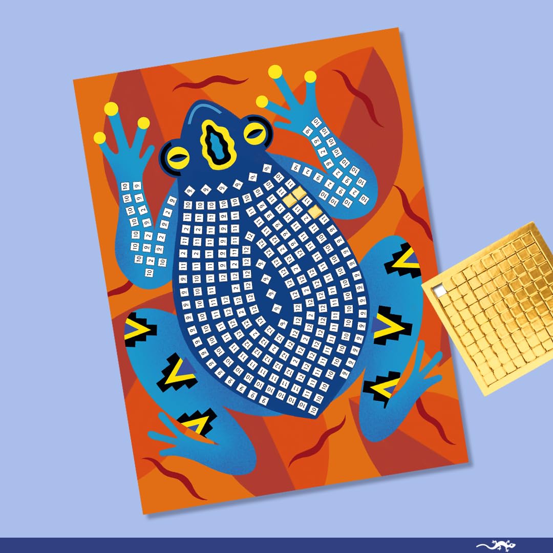 DJECO LGA Mosaics Deep in the Jungle – Create Your Own Mosaic Masterpiece for Kids 6+