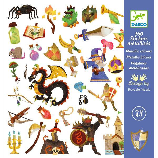 Djeco Medieval Fantasy Stickers
