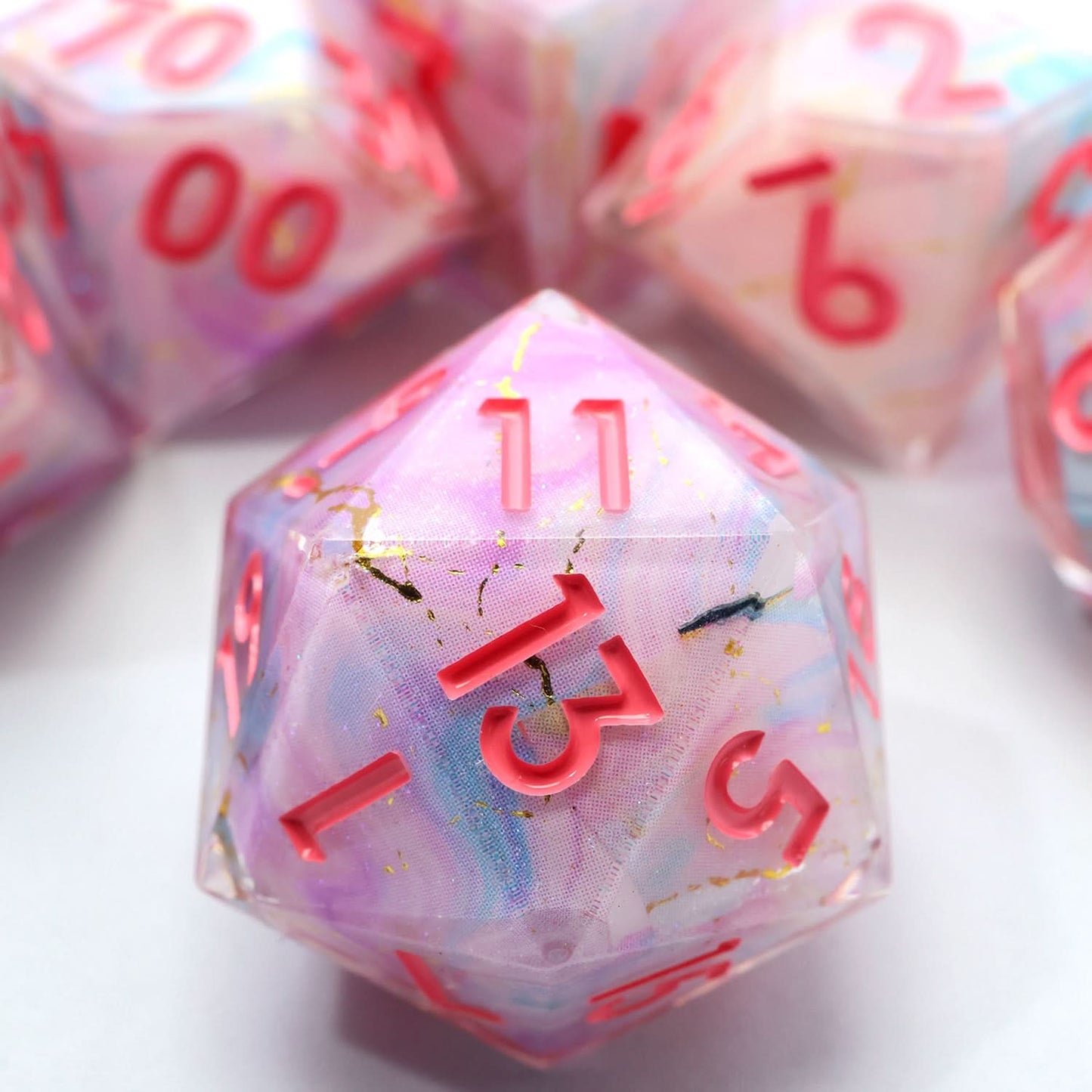 Lunaris Drift | Art Core Dice | 7 Piece Set