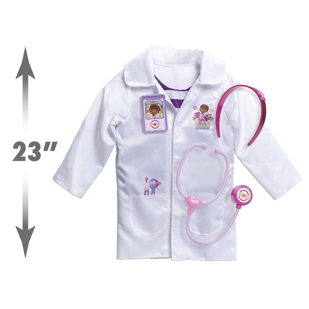 DOC MCSTUFFINS Doctor's Dress Up Set – 4-Piece Imaginative Play Kit