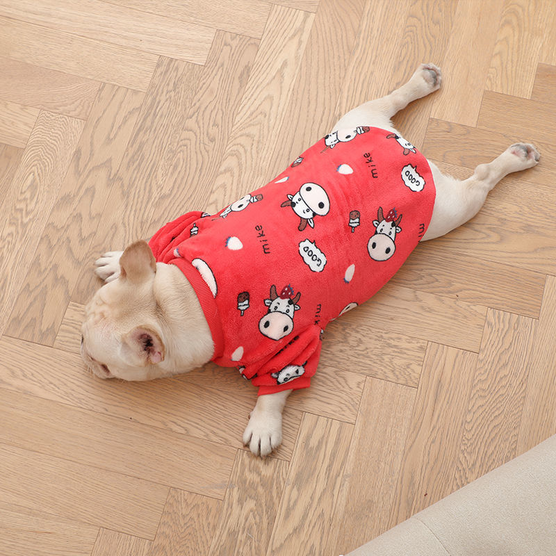Cozy Plush Dog Sweater | Soft Pet Pajamas for Dogs