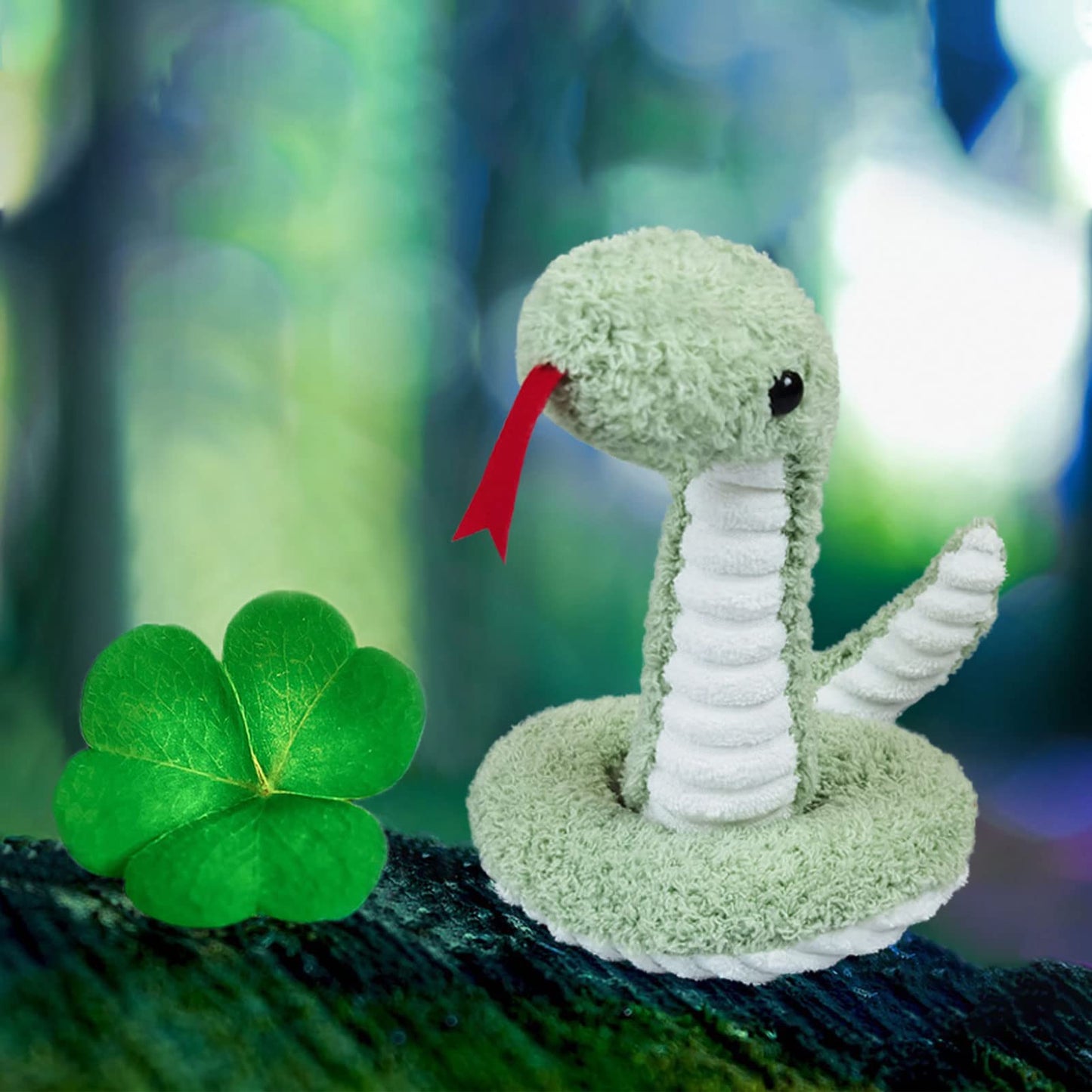 Doindute Green Plush Snake Toy – 17-Inch Soft Cuddle Plushie for Kids & Gifts