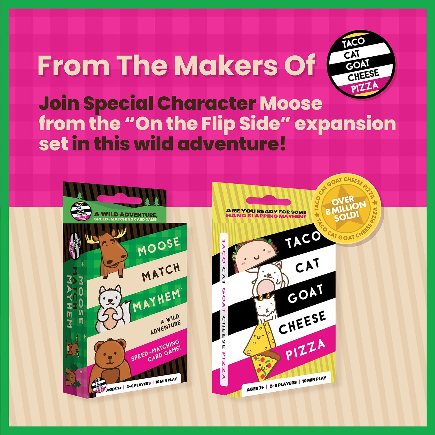 Moose Match Mayhem by Dolphin Hat Games – Fast-Paced Family Card Game