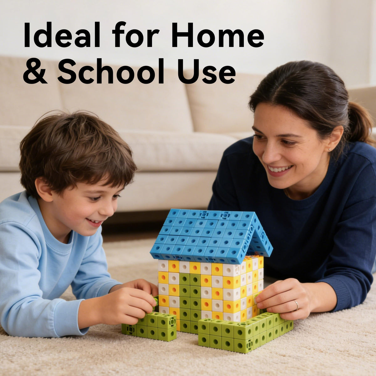 Dotimo 100-Piece Math Linking Cubes | Counting, Patterns & STEM for Kids 3–8