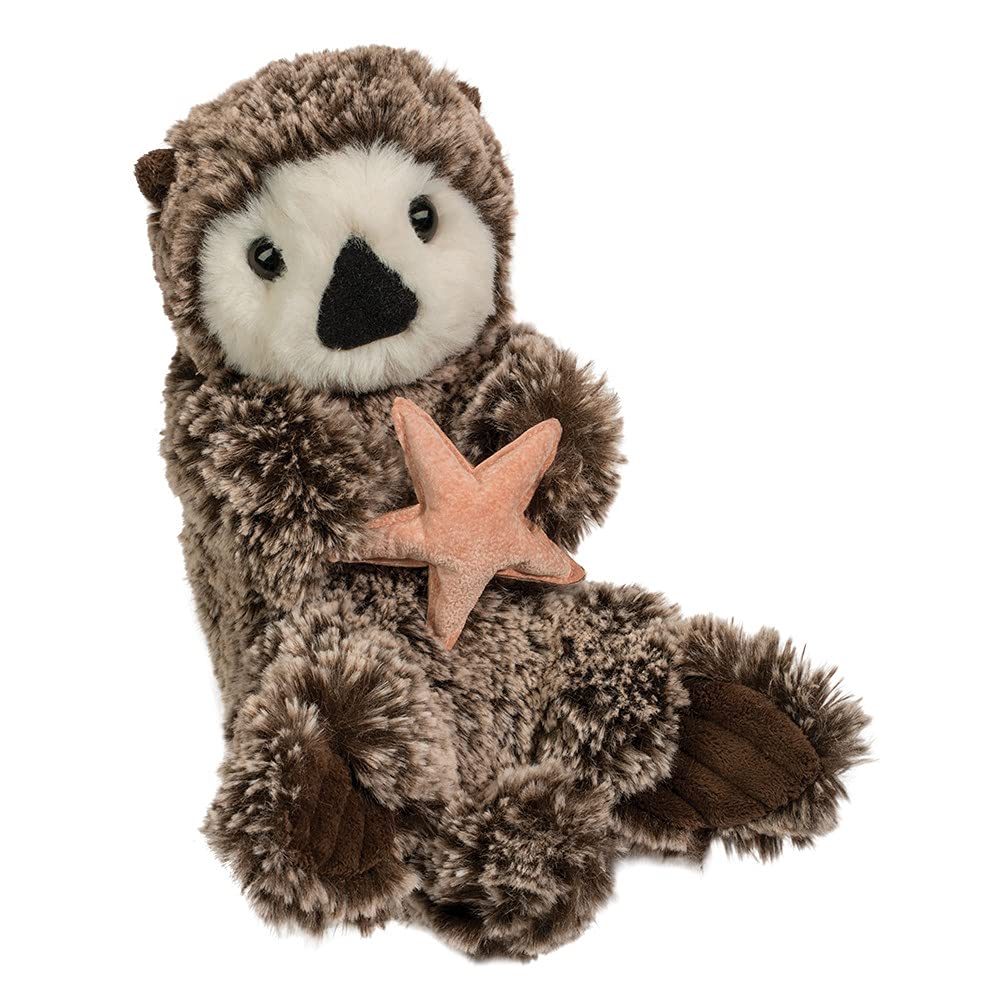 Douglas Cruz Sea Otter Plush Stuffed Animal – 13-Inch Cuddle Toy
