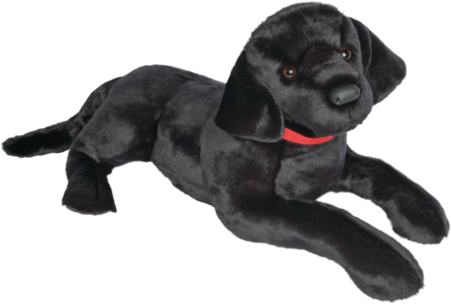Douglas Dickens Black Lab Plush – Jumbo 32-Inch Labrador Dog